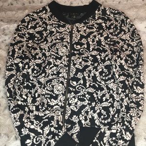Black and white  jacket